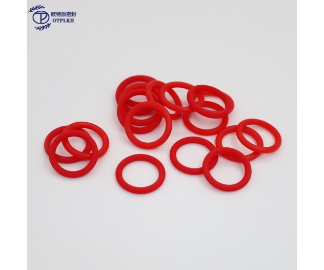PU O-Ring Seals 20.2x2.6mm OD x Wire Diameter Turned Red Polyurethane O-Ring Specifications Can Be factory Customized OTPLKH