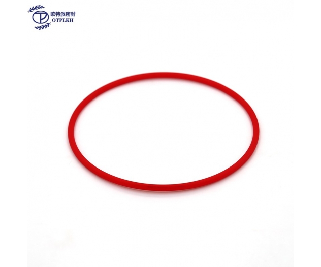PU O-Ring Seals 111.4x3.5mm OD x Wire Diameter Turned Red Polyurethane O-Ring Specifications Can Be factory Customized OTPLKH