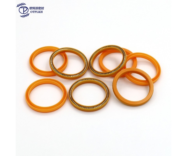 Universal spring seal for hole shaft orange ultra-high molecular weight polyethylene H-type low temperature spring UPE OTPLKH factory customized