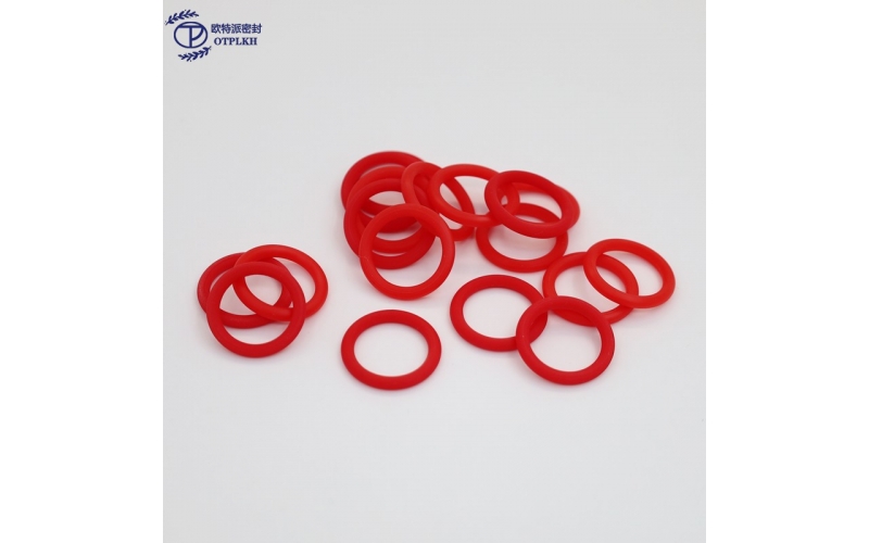 PU O-Ring Seals 20.2x2.6mm OD x Wire Diameter Turned Red Polyurethane O-Ring Specifications Can Be factory Customized OTPLKH