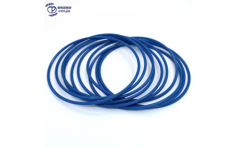 PU O-Ring Seals 185.6x5.3mm OD x Wire Diameter Turned Blue Polyurethane O-Ring Specifications Can Be factory Customized OTPLKH